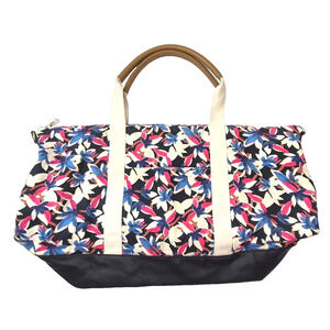 A New Day Floral Tote Shoulder Bag Large Purse – Adjustable Strap – Read